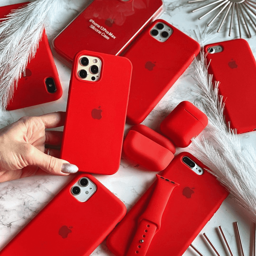 iPhone Silicone Case (Red) - A-1 Thread Vault