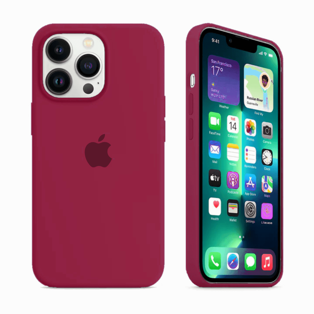 iPhone Silicone Case (Rose Red) - A-1 Thread Vault