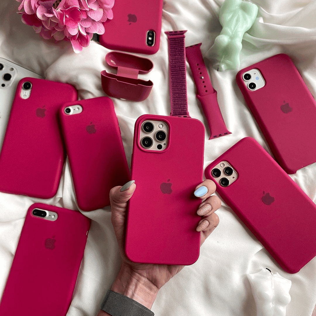 iPhone Silicone Case (Rose Red) - A-1 Thread Vault