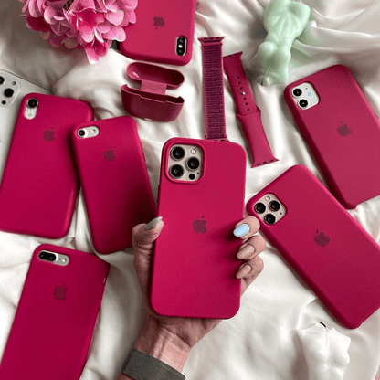iPhone Silicone Case (Rose Red) - A-1 Thread Vault