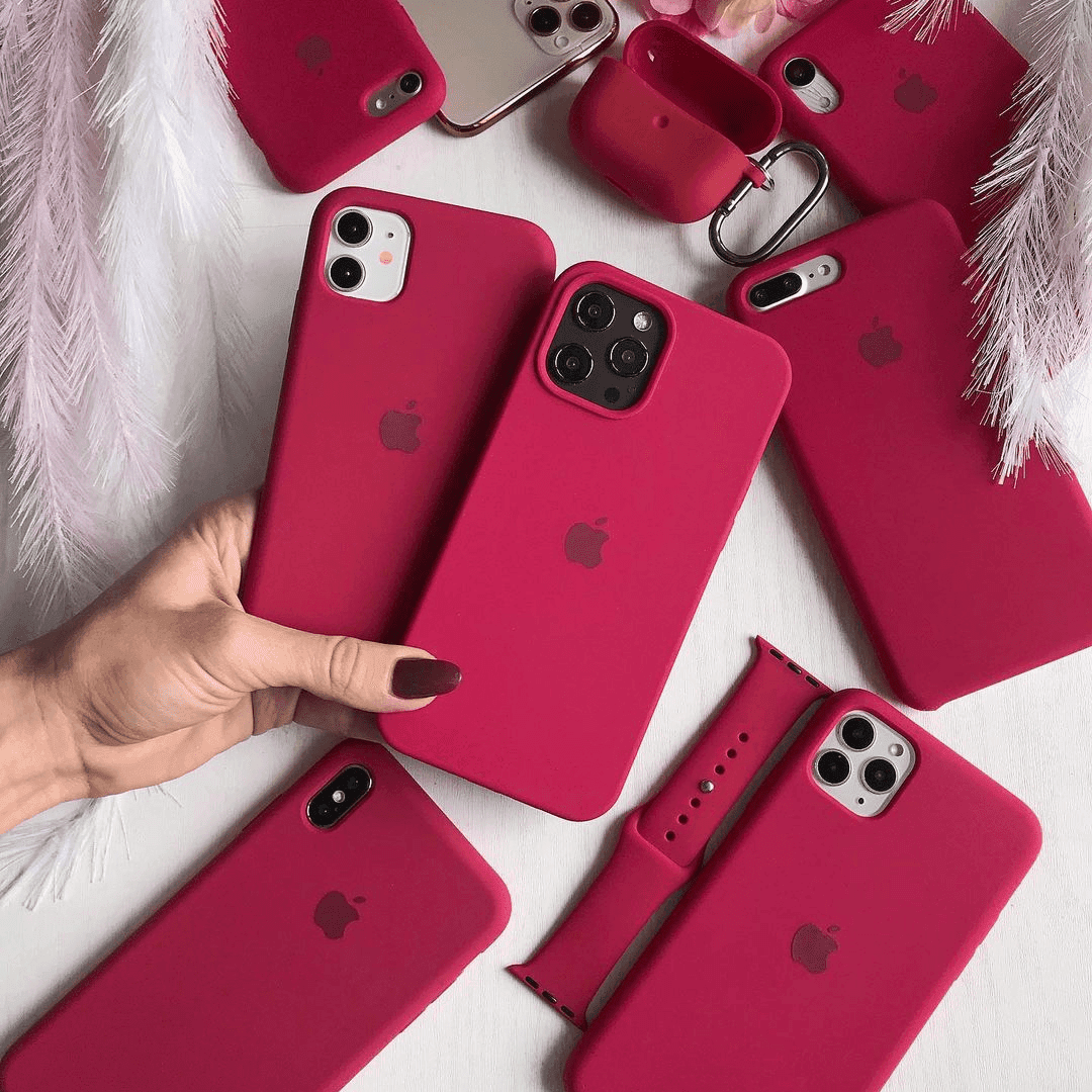 iPhone Silicone Case (Rose Red) - A-1 Thread Vault