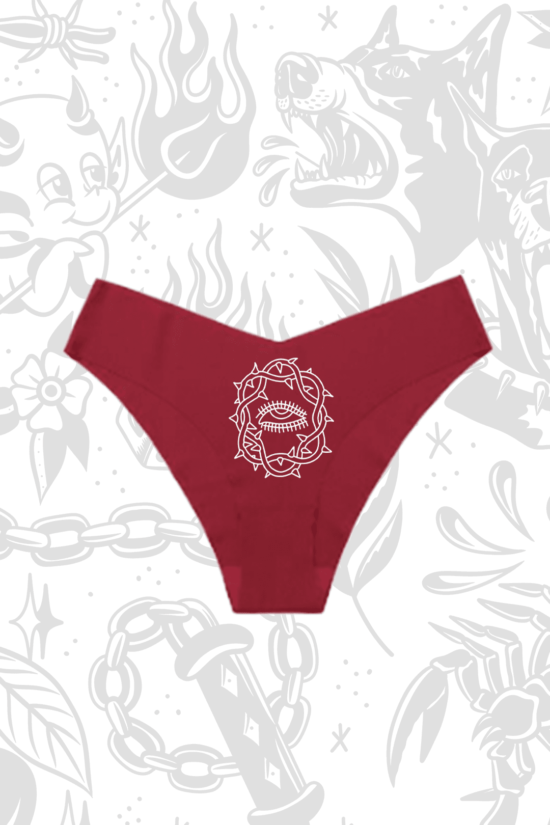 Iris V-Cut Cheeky Panties - A-1 Thread Vault