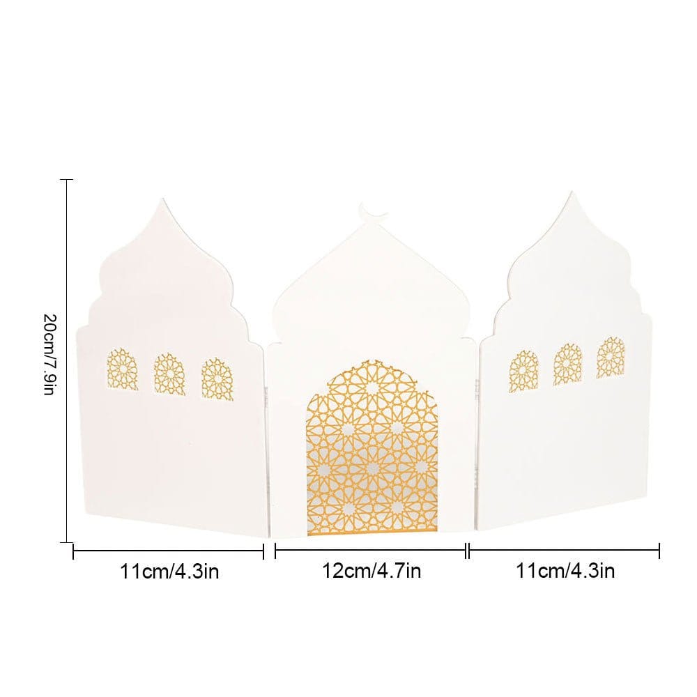 Islamic Acrylic Folding Screen Hollow Pattern Desktop Decor (MAC402) - A-1 Thread Vault
