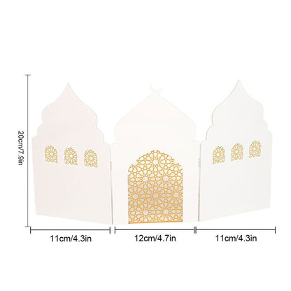 Islamic Acrylic Folding Screen Hollow Pattern Desktop Decor (MAC402) - A-1 Thread Vault