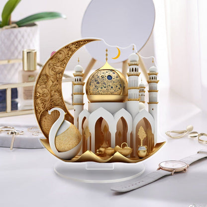 Islamic Style Mosque Acrylic Tabletop Decor (MAC386) - A-1 Thread Vault