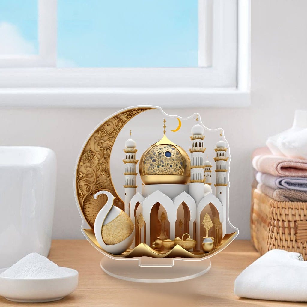Islamic Style Mosque Acrylic Tabletop Decor (MAC386) - A-1 Thread Vault