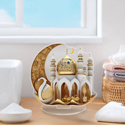 Islamic Style Mosque Acrylic Tabletop Decor (MAC386) - A-1 Thread Vault