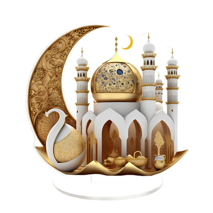 Islamic Style Mosque Acrylic Tabletop Decor (MAC386) - A-1 Thread Vault
