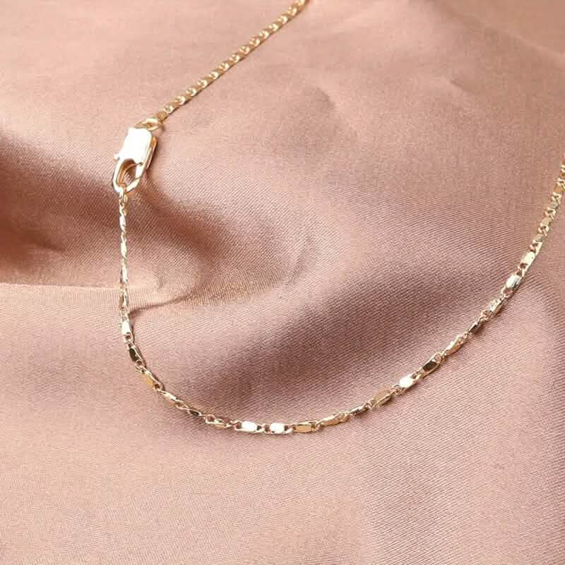 Italian 18K Gold Plated Punk Chain Necklace - A-1 Thread Vault