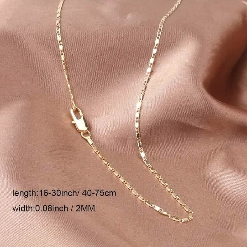Italian 18K Gold Plated Punk Chain Necklace - A-1 Thread Vault