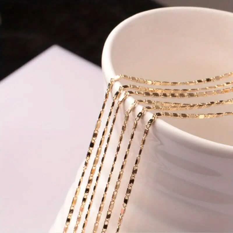 Italian 18K Gold Plated Punk Chain Necklace - A-1 Thread Vault