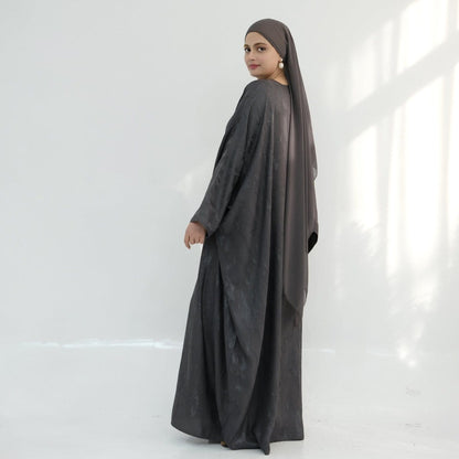 Jacquard Batwing Maxi Abaya(MA447) - A-1 Thread Vault