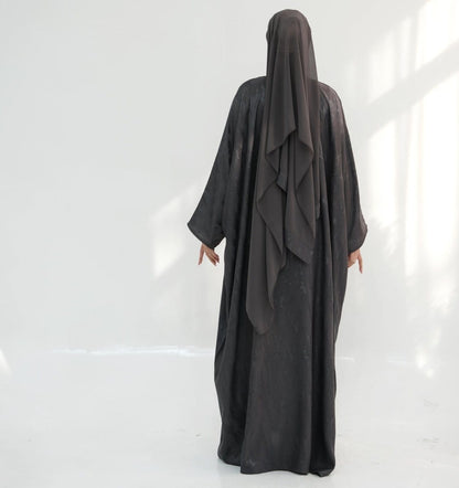 Jacquard Batwing Maxi Abaya(MA447) - A-1 Thread Vault