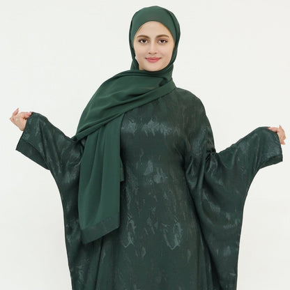 Jacquard Batwing Maxi Abaya(MA447) - A-1 Thread Vault