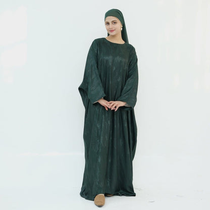 Jacquard Batwing Maxi Abaya(MA447) - A-1 Thread Vault