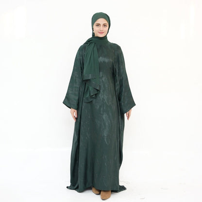Jacquard Batwing Maxi Abaya(MA447) - A-1 Thread Vault