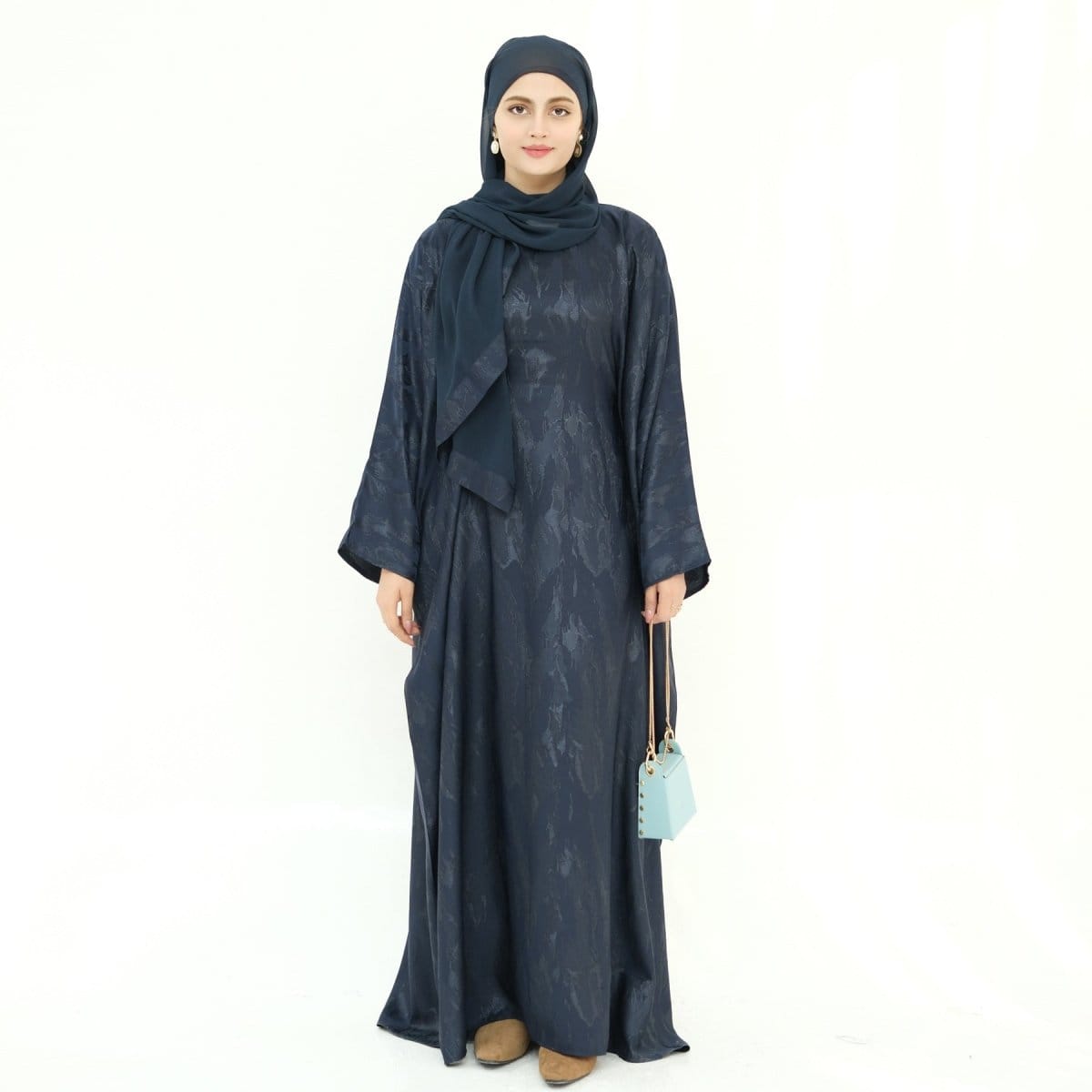 Jacquard Batwing Maxi Abaya(MA447) - A-1 Thread Vault