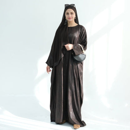 Jacquard Batwing Maxi Abaya(MA447) - A-1 Thread Vault