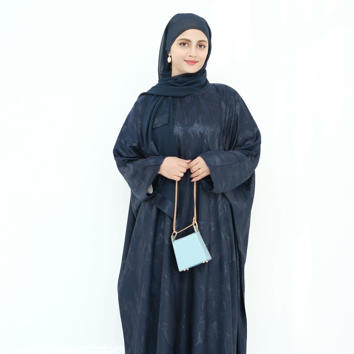 Jacquard Batwing Maxi Abaya(MA447) - A-1 Thread Vault