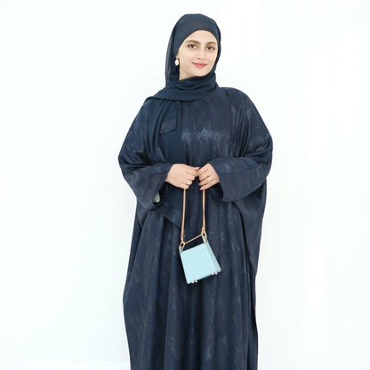 Jacquard Batwing Maxi Abaya(MA447) - A-1 Thread Vault
