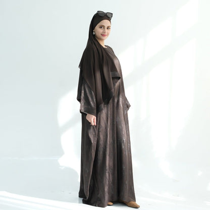Jacquard Batwing Maxi Abaya(MA447) - A-1 Thread Vault