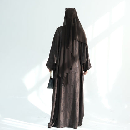 Jacquard Batwing Maxi Abaya(MA447) - A-1 Thread Vault