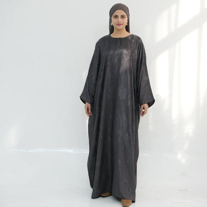 Jacquard Batwing Maxi Abaya(MA447) - A-1 Thread Vault