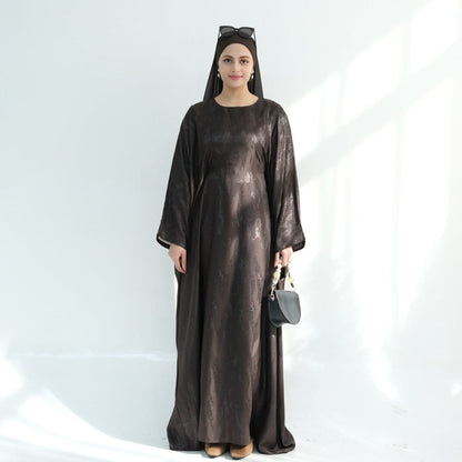 Jacquard Batwing Maxi Abaya(MA447) - A-1 Thread Vault