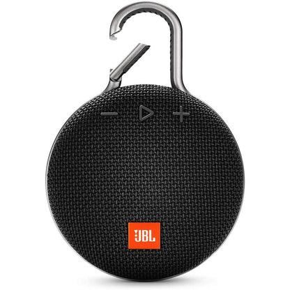 JBL Clip 3 Black - Waterproof, Durable & Portable Bluetooth Speaker (Refurbished) - A-1 Thread Vault