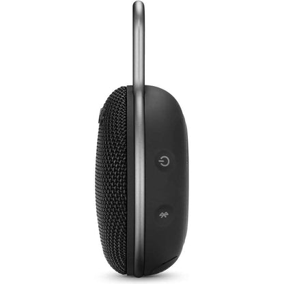 JBL Clip 3 Black - Waterproof, Durable & Portable Bluetooth Speaker (Refurbished) - A-1 Thread Vault