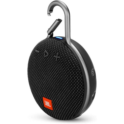 JBL Clip 3 Black - Waterproof, Durable & Portable Bluetooth Speaker (Refurbished) - A-1 Thread Vault