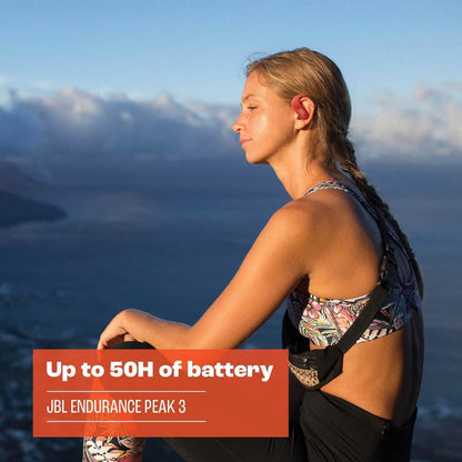 JBL - Endurance Peak 3 Dust and Waterproof True Wireless Active Earbuds - A-1 Thread Vault