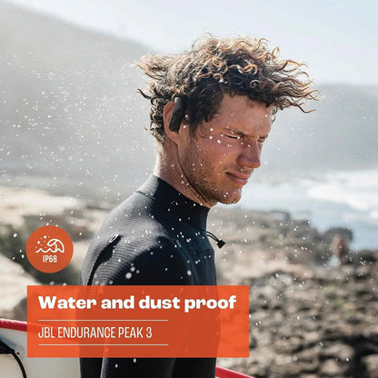 JBL - Endurance Peak 3 Dust and Waterproof True Wireless Active Earbuds - A-1 Thread Vault