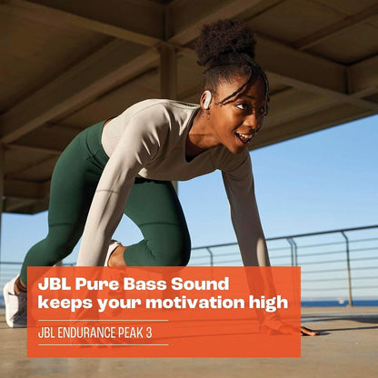 JBL - Endurance Peak 3 Dust and Waterproof True Wireless Active Earbuds - A-1 Thread Vault