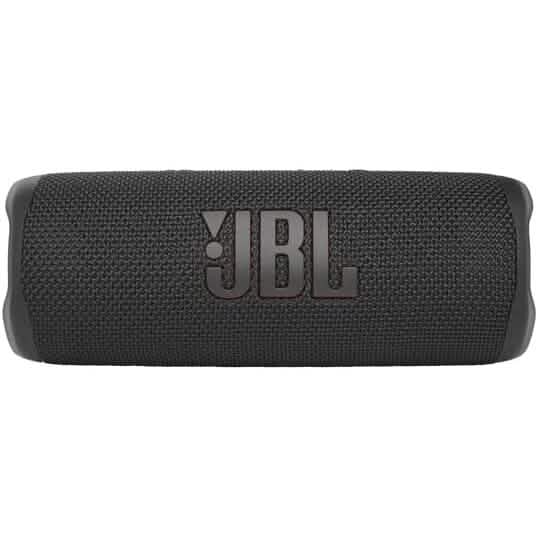 JBL FLIP 6 Waterproof Portable Speaker Bundle with gSport Carbon Fiber Case (Black) (Refurbished) - A-1 Thread Vault