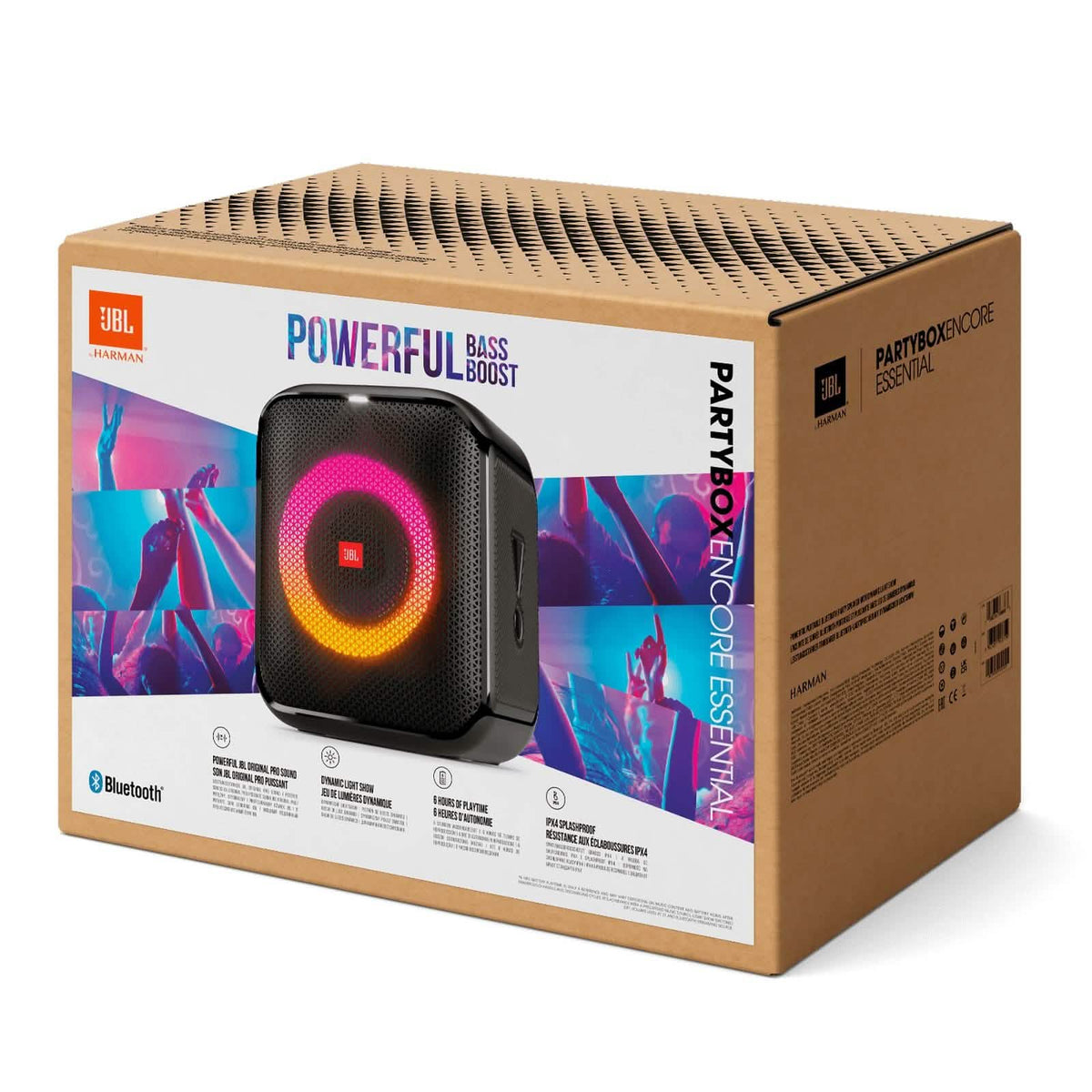 JBL Partybox Encore Essential 100W Sound Built-in Dynamic Light Show Splash Proof - A-1 Thread Vault
