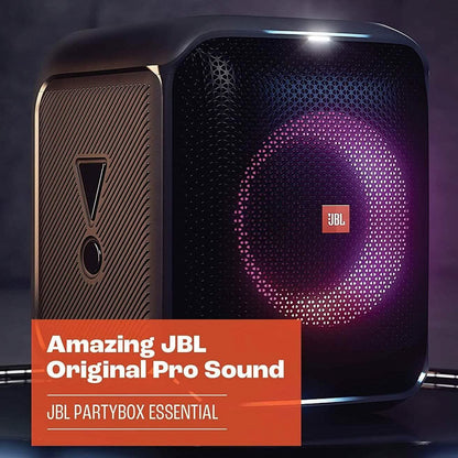 JBL Partybox Encore Essential 100W Sound Built-in Dynamic Light Show Splash Proof - A-1 Thread Vault
