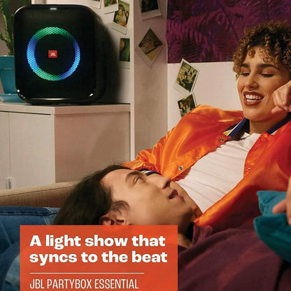 JBL Partybox Encore Essential 100W Sound Built-in Dynamic Light Show Splash Proof - A-1 Thread Vault