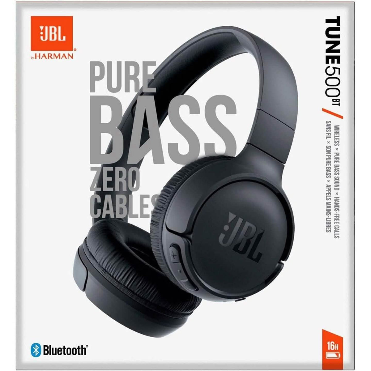 JBL TUNE 500BT - On-Ear Wireless Bluetooth Headphone (Refurbished) - A-1 Thread Vault