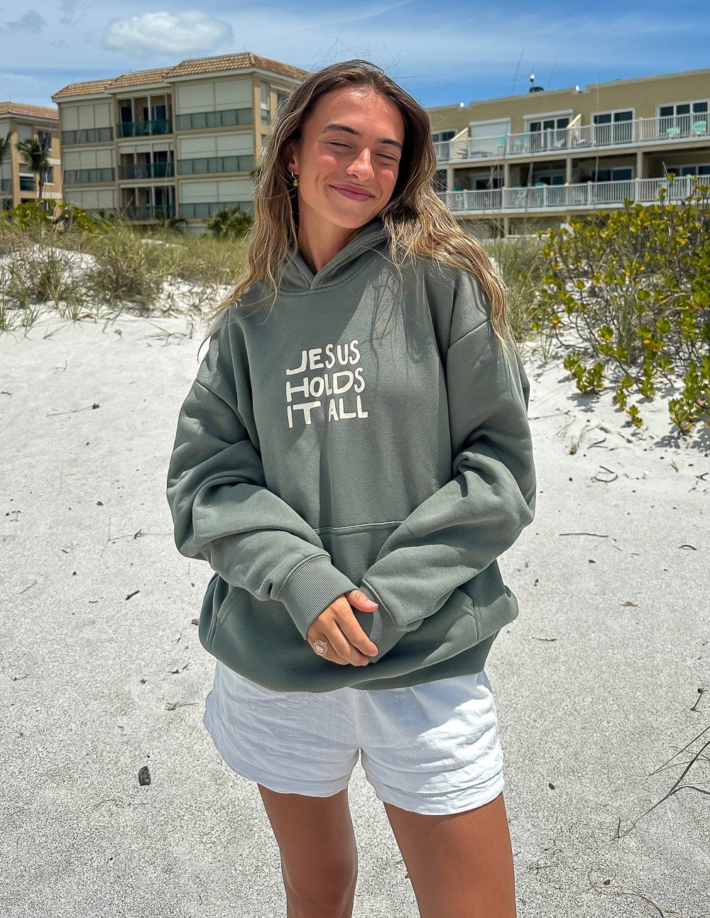 Jesus Holds It All Unisex Hoodie - A-1 Thread Vault