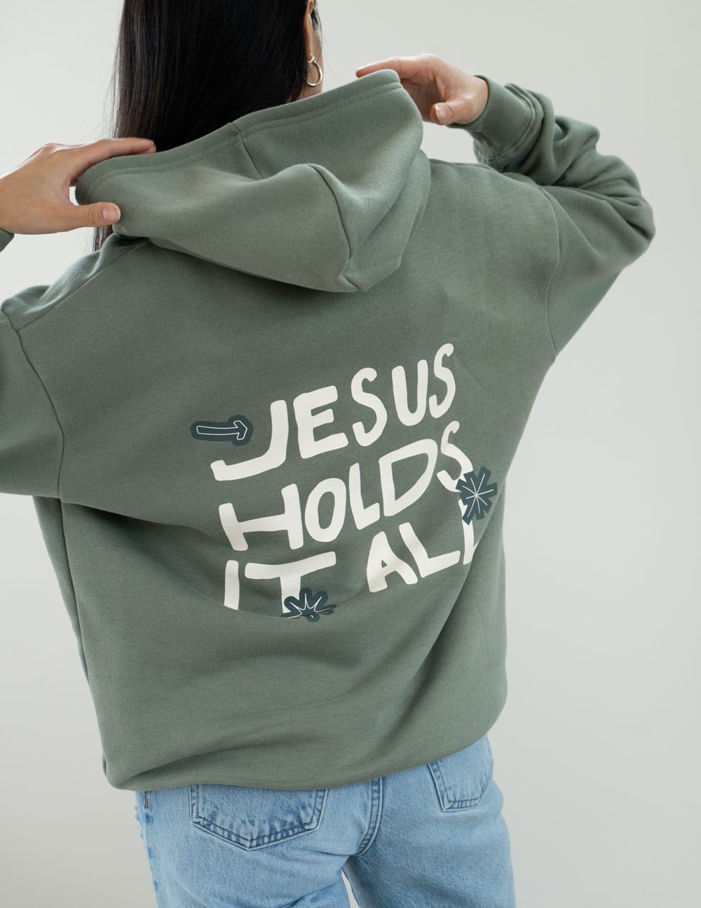 Jesus Holds It All Unisex Hoodie - A-1 Thread Vault