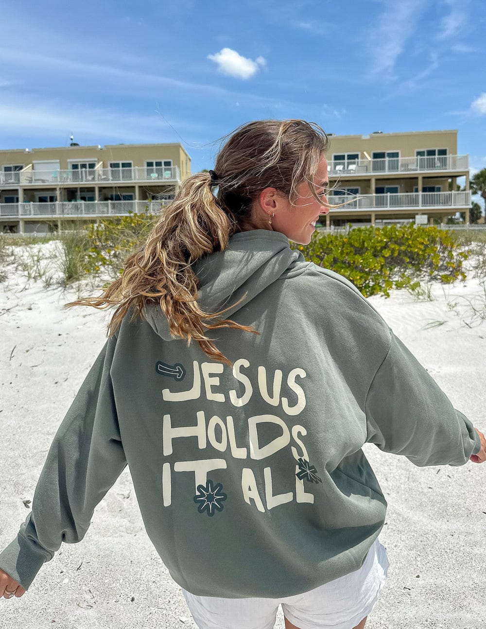 Jesus Holds It All Unisex Hoodie - A-1 Thread Vault