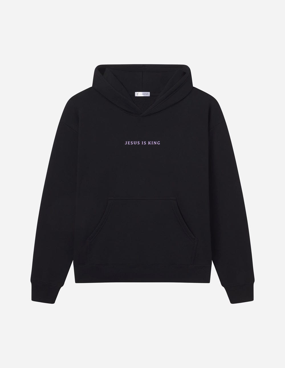 Jesus Is King Black Unisex Hoodie - A-1 Thread Vault