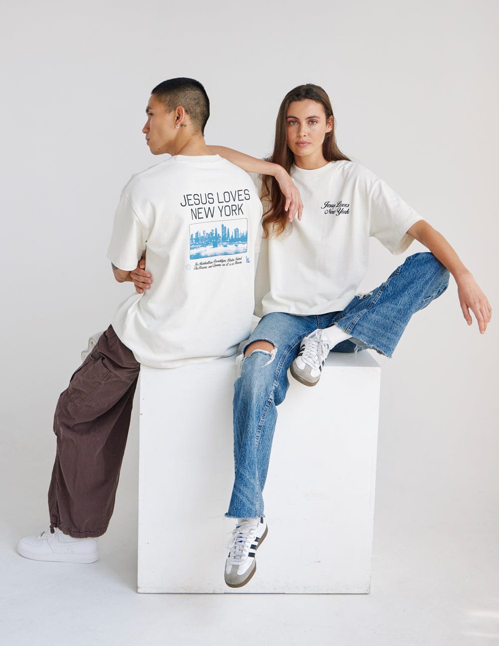 Jesus Loves New York Heavyweight Tee - A-1 Thread Vault