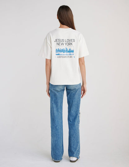 Jesus Loves New York Heavyweight Tee - A-1 Thread Vault
