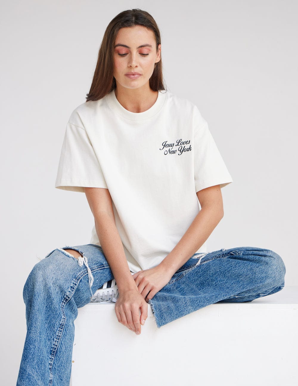 Jesus Loves New York Heavyweight Tee - A-1 Thread Vault