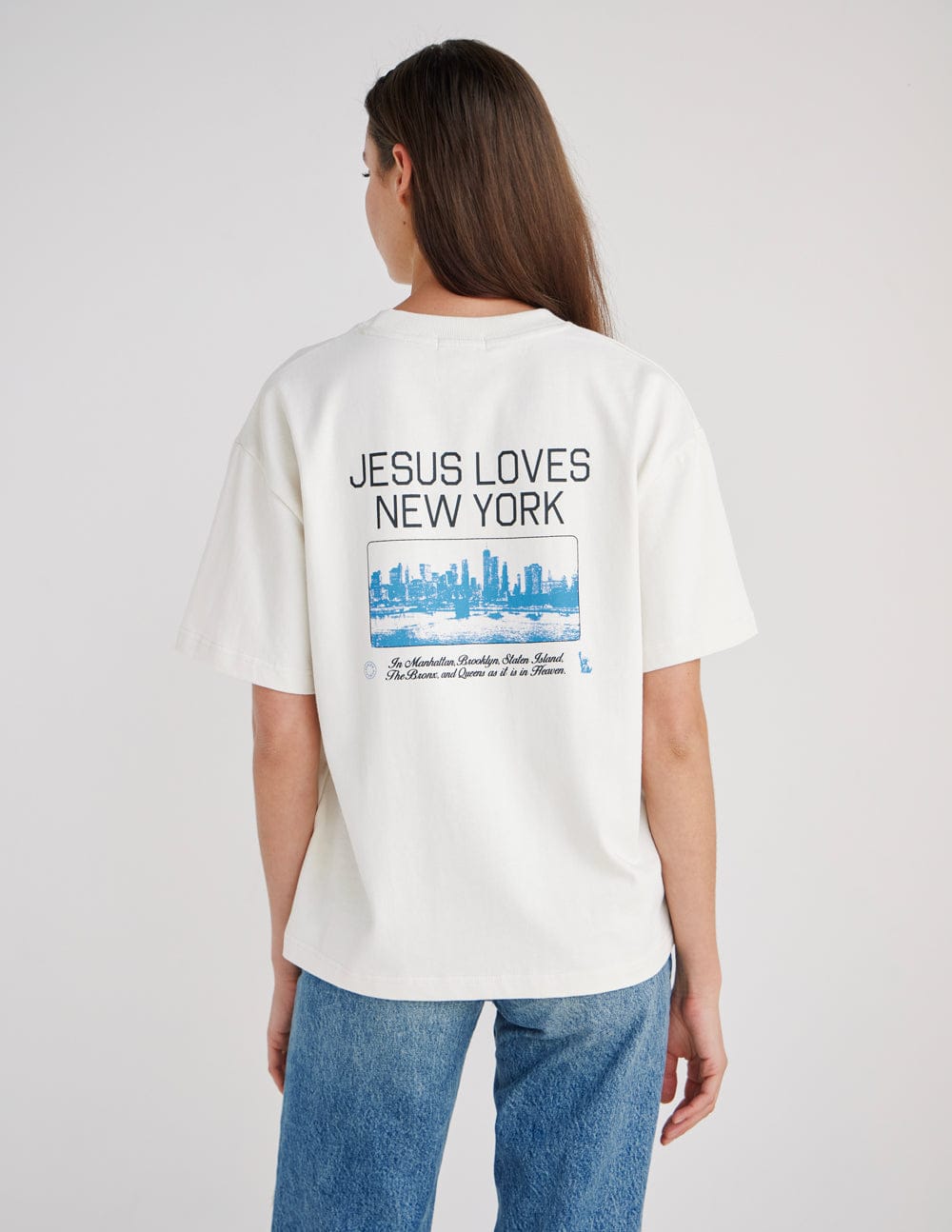 Jesus Loves New York Heavyweight Tee - A-1 Thread Vault