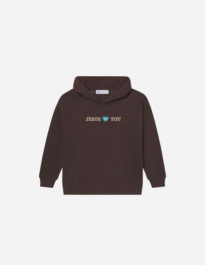 Jesus Loves You Kids Hoodie - A-1 Thread Vault