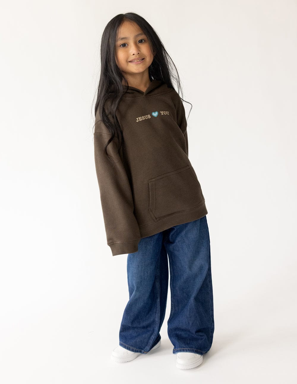 Jesus Loves You Kids Hoodie - A-1 Thread Vault
