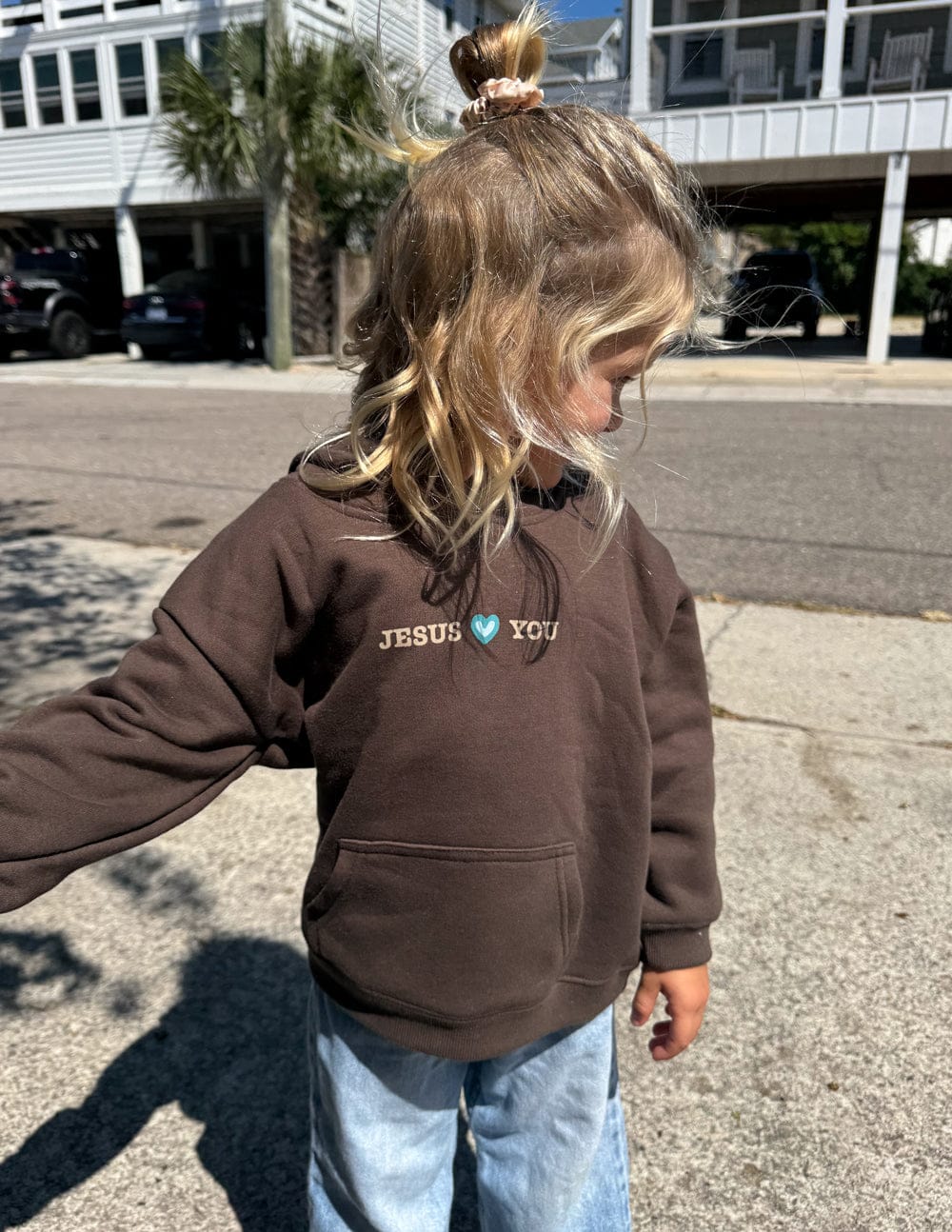 Jesus Loves You Kids Hoodie - A-1 Thread Vault